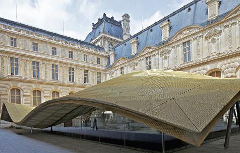 Mario Bellini 和Rudy Ricciotti, 伊斯兰艺术部, 卢浮宫，2012，巴黎。