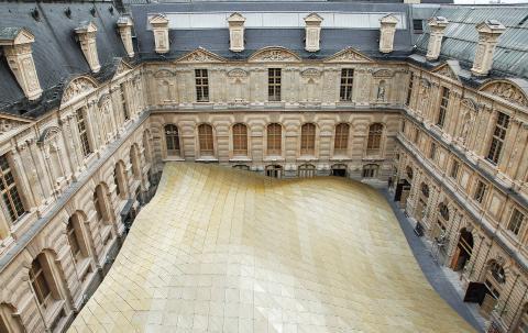 Mario Bellini 和Rudy Ricciotti, 伊斯兰艺术部, 卢浮宫，2012，巴黎。