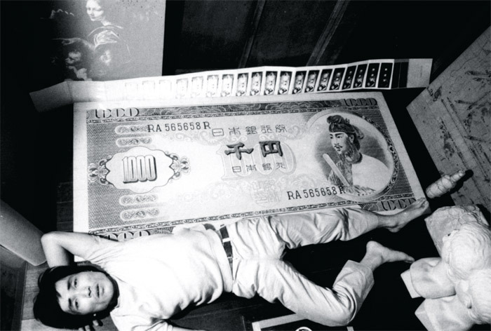 赤濑川原平，1966年左右。