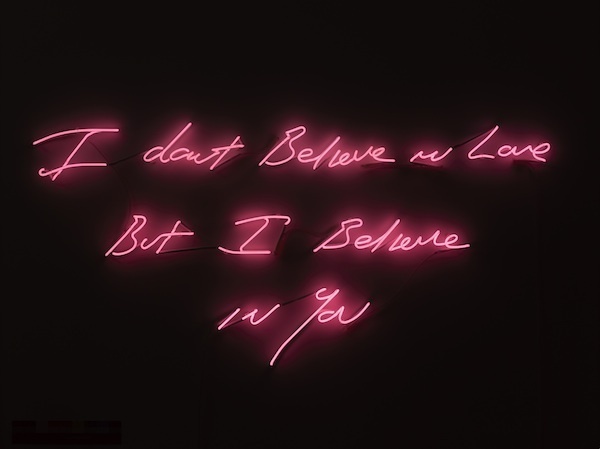 翠西·艾敏、《我不相信爱但我相信你》、2012 、霓虹、尺寸不定
