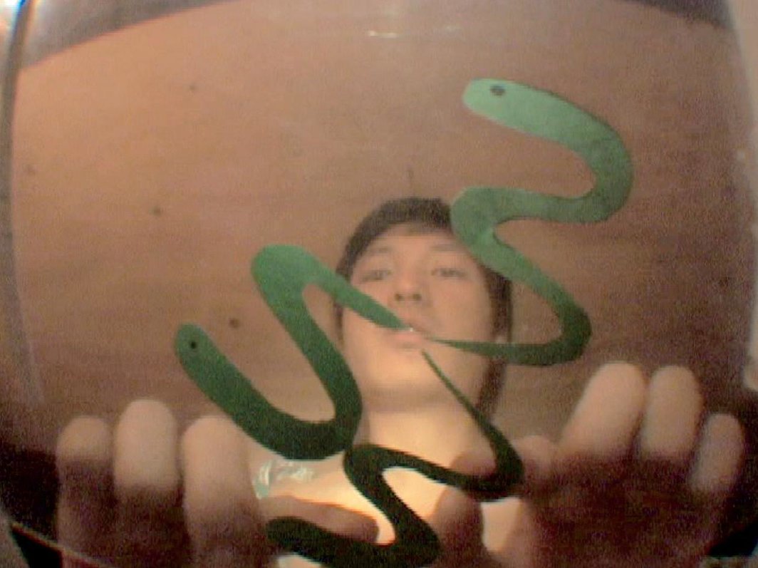 金成桓、《从居高临下的高度…》、2007、数码录像、彩色有声、26分57秒。