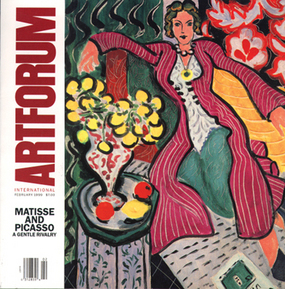 The cover of your copy of Artforum tells only half the story. On the occasion of Yve-Alain Bois's conversation with Linda Nochlin (p.70), alternate cover images grace our February issue. Some editions feature Henri Matisse, A Woman in a Purple Coat with Ranunculi, 1937, oil on canvas, 31 7/8 x 25 11/16&#8220;, © 1999 Succession Matisse/Artist Rights Society (ARS), New York; others picture Pablo Picasso, Woman Seated in a Garden, 1938, oil on canvas, 51 1/2 x 38 1/4&#8221;. © 1999 Estate of Pablo Picasso/Artists Rights Society (ARS), New York.