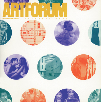 Cover: top to bottom, left to right: Friends, 1995, the cast of the television show on NBC. Photo: Andrew Eccles. O.J. Simpson learns he has been found not guilty, Los Angeles, 3 October 1995. Photo: AP/Wideworld. Florine Stettheimer, Spring Sale at Bendel's (detail), 1921, oil on canvas, 50 x 40“. Collection of the Philadelphia Museum of Art, Philadelphia, PA. Hole Singer/guitarist Courtney Love. Photo: Bob King/RETNA. Piet Mondrian, Broadway Boogie Woogie (detail), 1942-43, oil on canvas, 50 x 50”. Collection of the Museum of Modern Art, New York. Matthew Barney, Cremaster 4 (detail), 1994, production still from a color video, 42 minutes. Photo: Peter Stietman. From the Prada collection spring-summer 1995. Photo: Maria Chandoha Valentino. Larry Clark, from the Kids Portfolio, 1995, one of 15 C-Prints in an edition of 25, 15¾ x 18½“. Christian de Portzamparc, Cité de la Musique (view of the concert hall), 1995, Paris. Photo: Nicolas Borel. Gilbert &amp; George, Human Shits (detail), 1994, dyed black and white photographs, ca. 99⅝ x 14'. From the series ”Naked Shit Pictures,“ 1994. Hugh Grant on The Tonight Show with Jay Leno, 10 July 1995. Photo: AP/Wideworld. Bus advertisement for Calvin Klein Jeans, 1995. Photo: Impact Visuals. Absolutely Fabulous, 1992-95, still from the TV show on Comedy Central. Left to right: Edina (Jennifer Saunders) and Patsy (Joanna Lumley). Georg Baselitz, Das Motif: Giraffe (The motif: giraffe; detail), 1988, oil on canvas, 51⅛ x 38¼ ”.