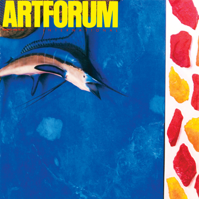 Ashley Bickerton, Interior with Nocturne (Wild Mexico) (detail), 1988, mixed media construction, 96 x 204½ x 26½. Private collection.