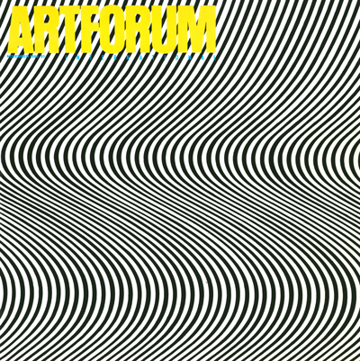 封面：布里奇特·赖利（Bridget Riley），《顶部》，1964年，布面乳漆，65½ x 65½”。