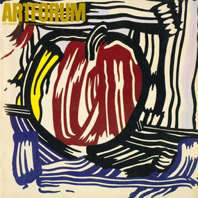 罗伊•里奇坦斯坦（Roy Lichtenstein）, 《红苹果20 x 20》, 1981，布上岩浆。 