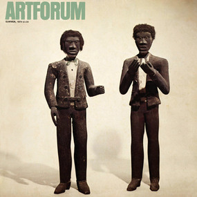 《两个黑人》哈密尔顿，俄亥俄，ca。1880,木头和综合媒介，高56½ 和53¾，布鲁克林博物馆“美国民间雕塑”。