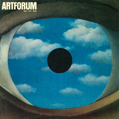 热内•玛格丽特（René Magritte）、《虚假的镜子》（局部）、1928, o/c, 21¼“ x 31⅞”.（现代博物馆。）