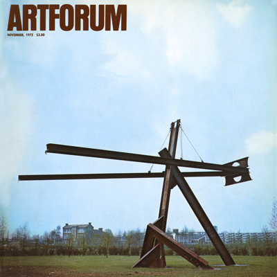 Mark di Suvero, Ik Ook, steel, 24' x 33' x 24', 1971-72. (Photo: Rene Van Den Bichelaer.)