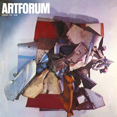 John Chamberlain, Mr. Press, welded auto metal with fabric, 95“ x 90” x 50", 1961.