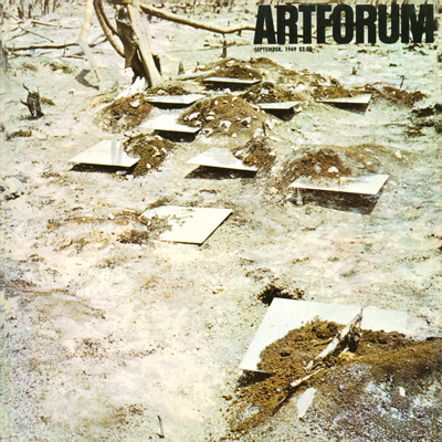 Robert Smithson, First Mirror Displacement. (Color courtesy Dwan Gallery, New York.)