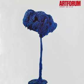 Yves Klein, Sponge Sculpture, 1962. (Collection Mme. Yves Klein.)
