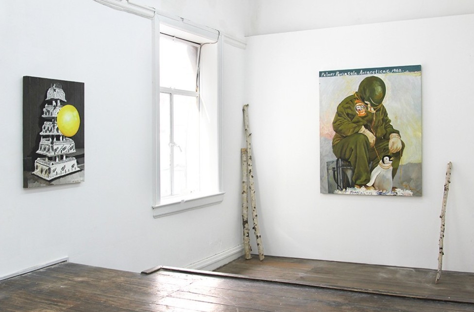 “美满的敌托邦——三个展”展览现场，耿旖旎 “坏体”部分，2013.