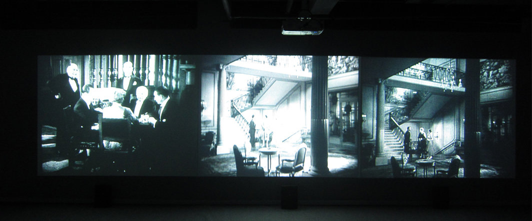 Pierre Huyghe作品《大西洋》（Atlantic，1997）展览现场.