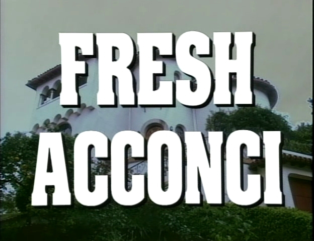 麦克•凯利（Mike Kelley），《Fresh Acconci》，1995，多媒体录制，单频录像，彩色，有声，45分钟.