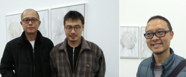 左：艺术家张慧与高洁；右：艺术家谢南星.