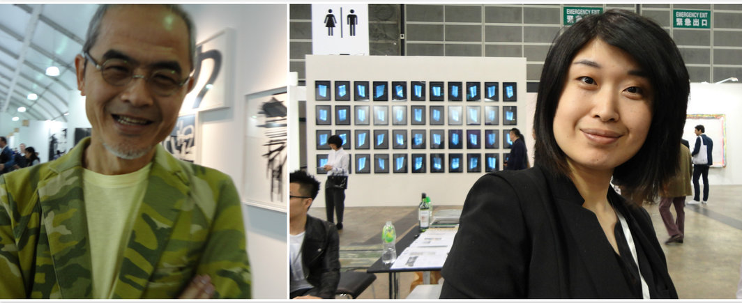 左：收藏家彭北辰；右：北京公社的吕静静.