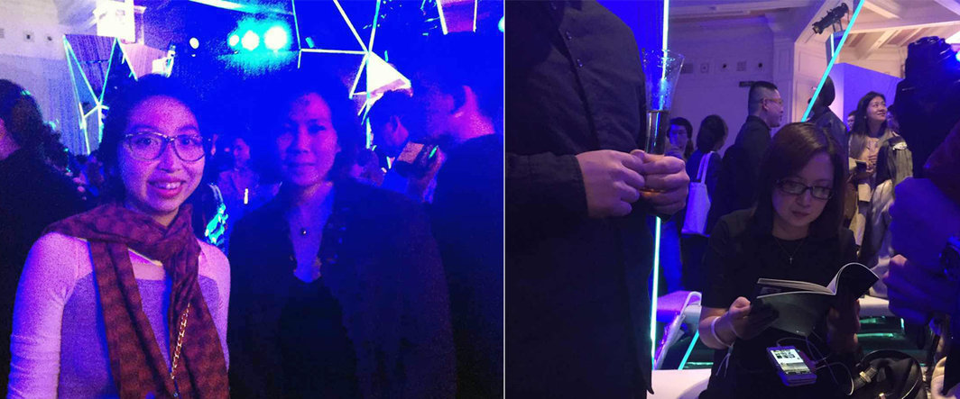 左：来自河内的策展人、作家陈琼英与独立策展人郑慧华；右：M艺术空间的林泓.