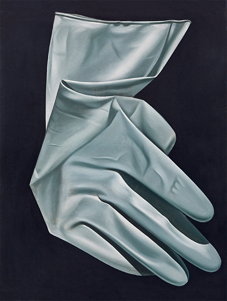 张培力，《 X？》，1987，布面油画，39 × 31 1/4". 选自“ X？”系列，1986–87.