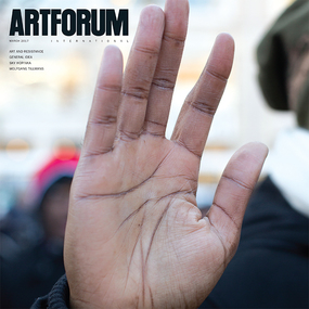 沃尔夫冈·提尔曼斯，《黑人的命也是命，联合广场抗议现场，b》（局部），2014，喷墨打印照片，尺寸可变。