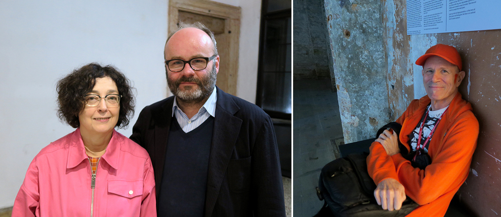 左：布景设计师Anna Viebrock与艺术家Thomas Demand；右：艺术家Charles Atlas.
