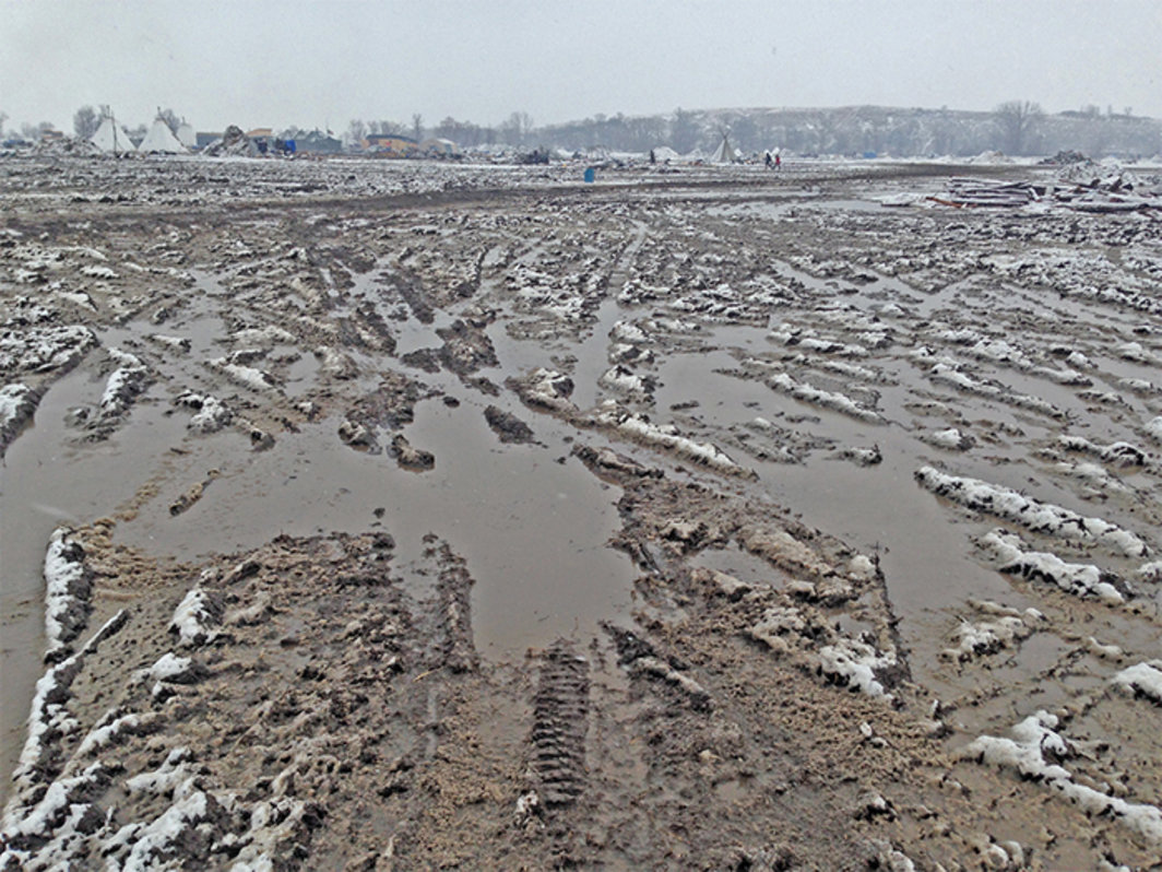 Oceti Sakowin营地，立岩苏族保留区，北达科他州，美国，2017年2月22日. 