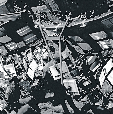 纽约证券交易所，2008. 图片：Paolo Pellegrin/Magnum Photos.