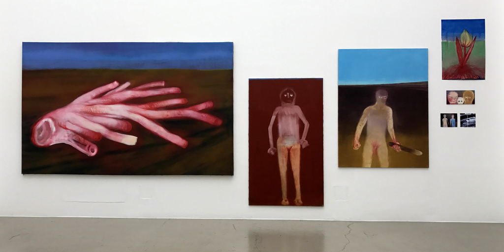 Miriam Cahn在卡塞尔文献展厅（documenta Halle）的作品.