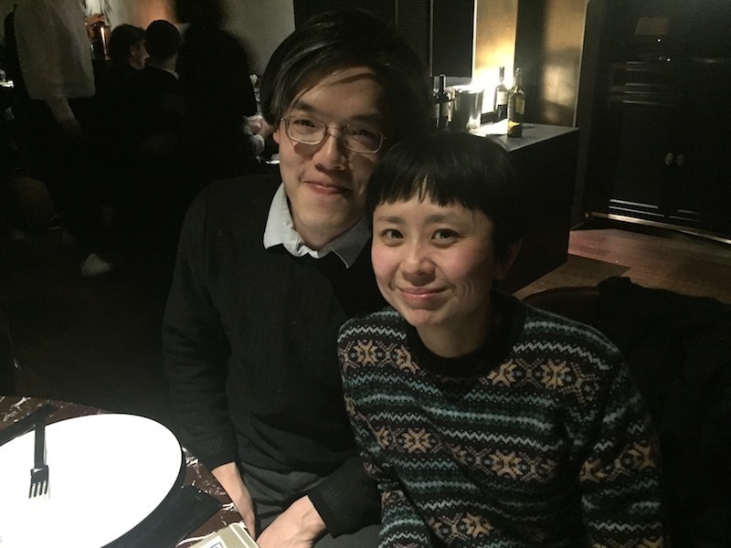 长征计划的陈玺安与艺术家张允菡.