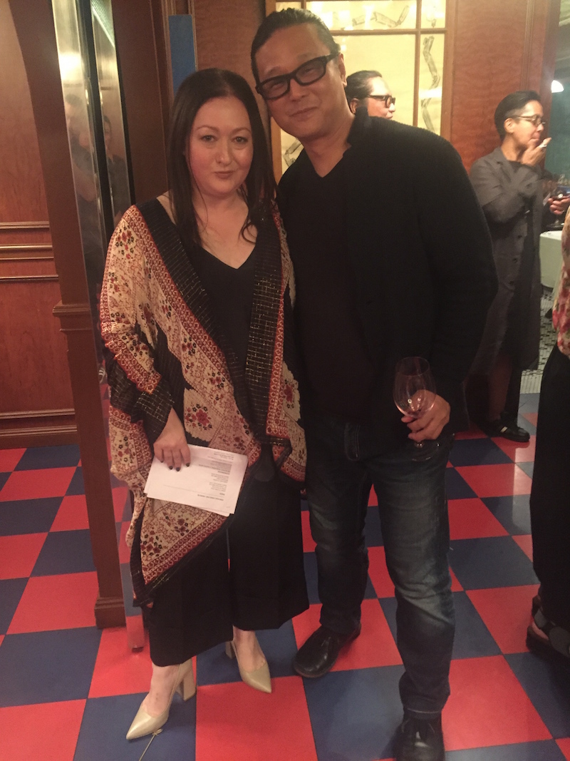 策展人Alexie Glass-Kantor与艺术家大卷伸嗣.