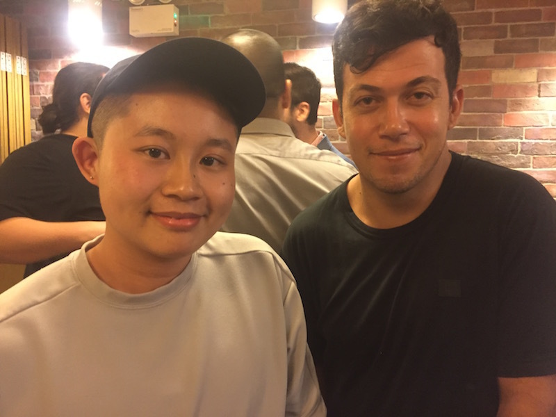 艺术家Jes Fan与João Vasco Paiva.