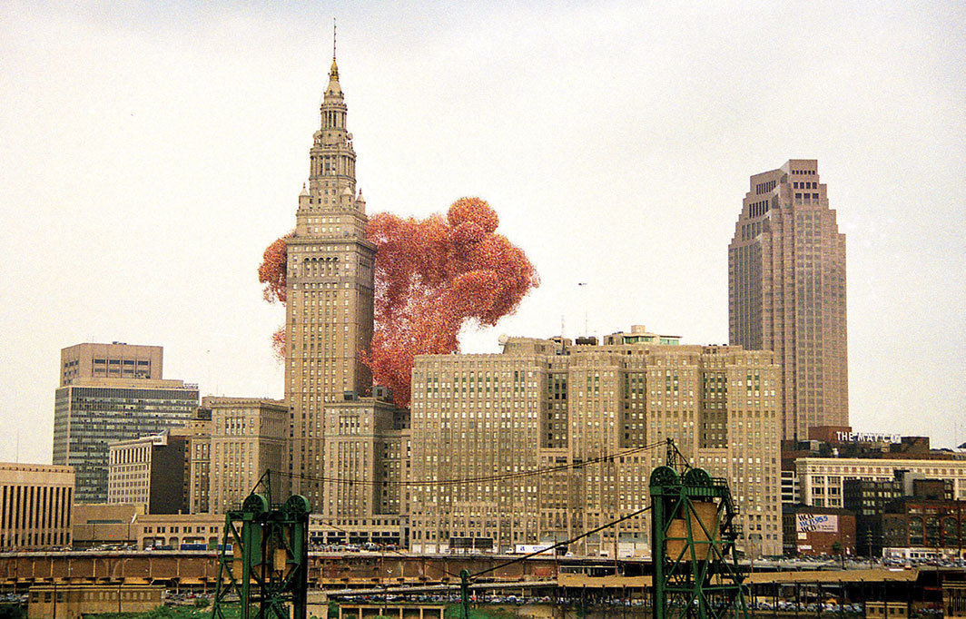 1986年9月27日，克利夫兰的气球庆典。摄影：Thom Sheridan.