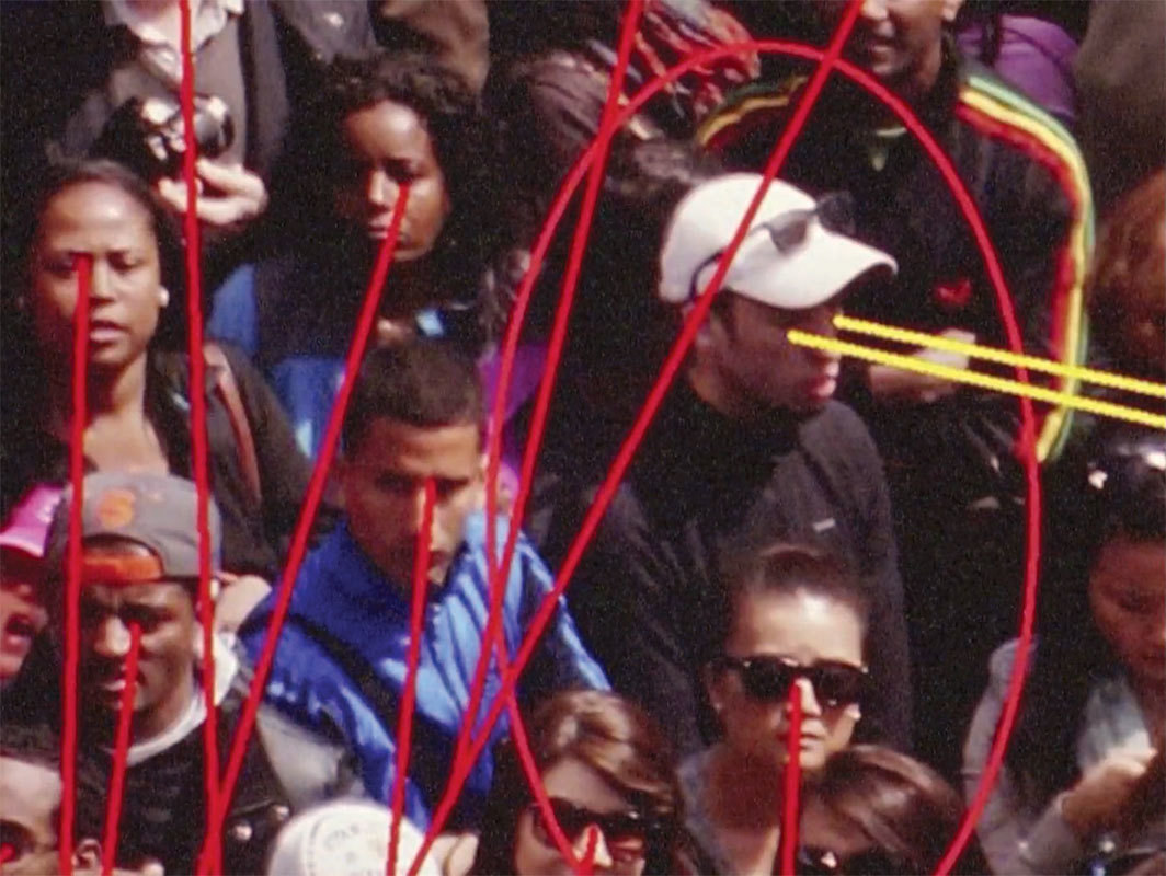 克里斯·肯尼迪，《小心侦探》静帧，2017，16毫米胶片，彩色，无声，时长36分钟.