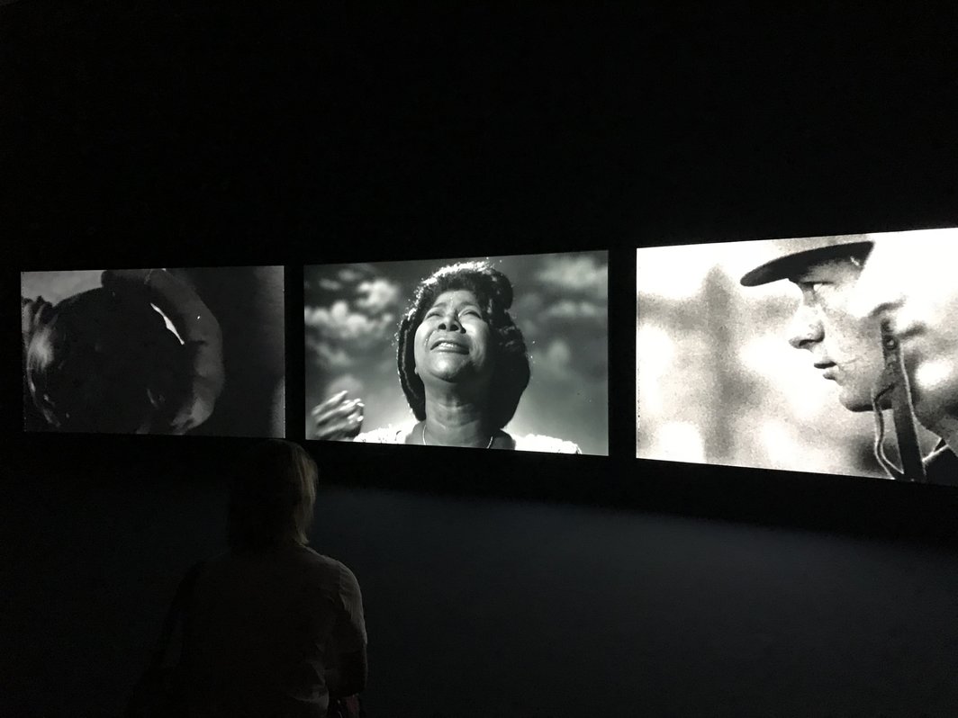 John Akomfrah，“帝国的符号”新美术馆个展现场，2018.摄影：鲁明军.