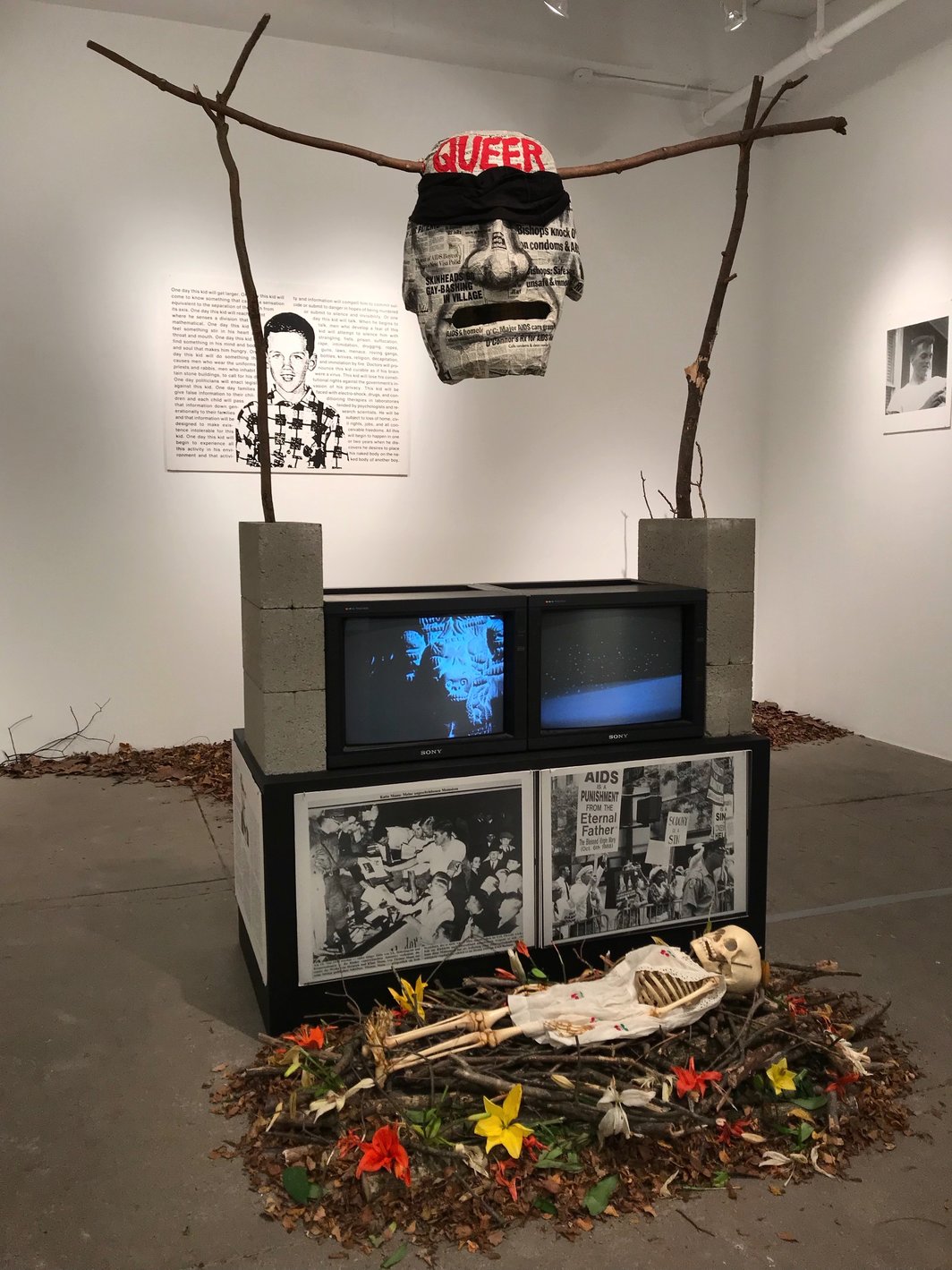 David Wojnarowicz纽约P.P.O.W画廊个展现场，2018. 摄影：鲁明军.