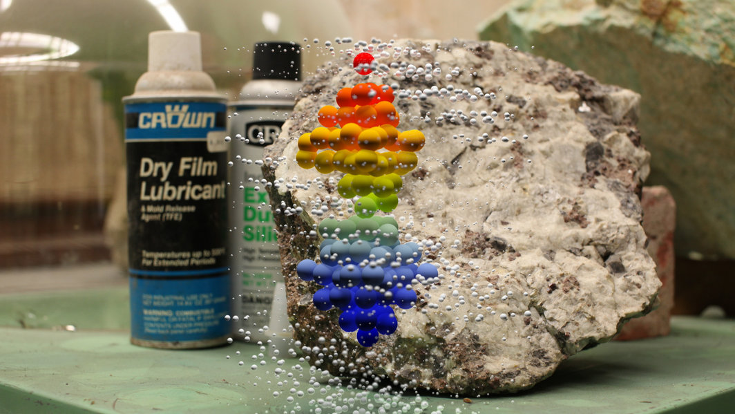 露丝·贾尔曼和乔·格哈特，《形态如何生成》，2016，双频录像，8分55秒. 