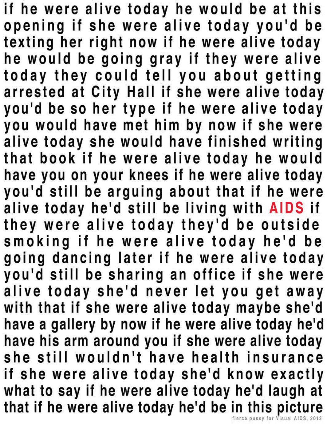 fierce pussy《留下记录》中的一页，2013，数码告示.