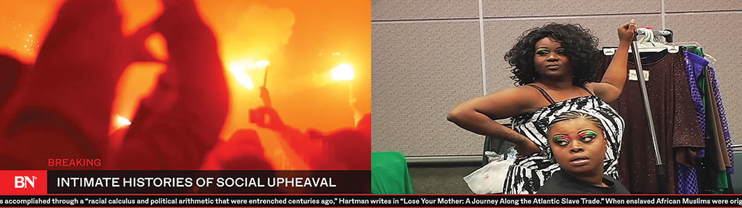 卡希尔·约瑟夫，《BLKNWS》，2019，双频数码录像，彩色有声，时长不定. 军械库/主题馆展场.