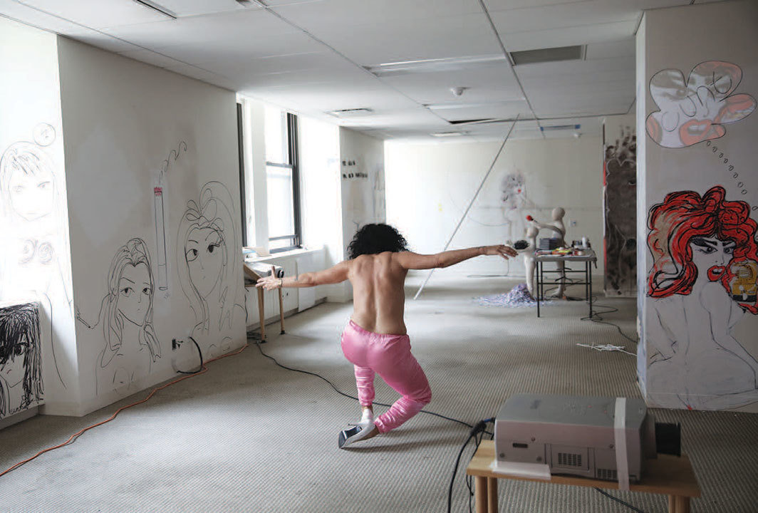 萨拉·迈克尔逊，《june2019:/\》，2019，排练现场，纽约格林威治街101号，2019年6月23日；摄影：Paula Court.