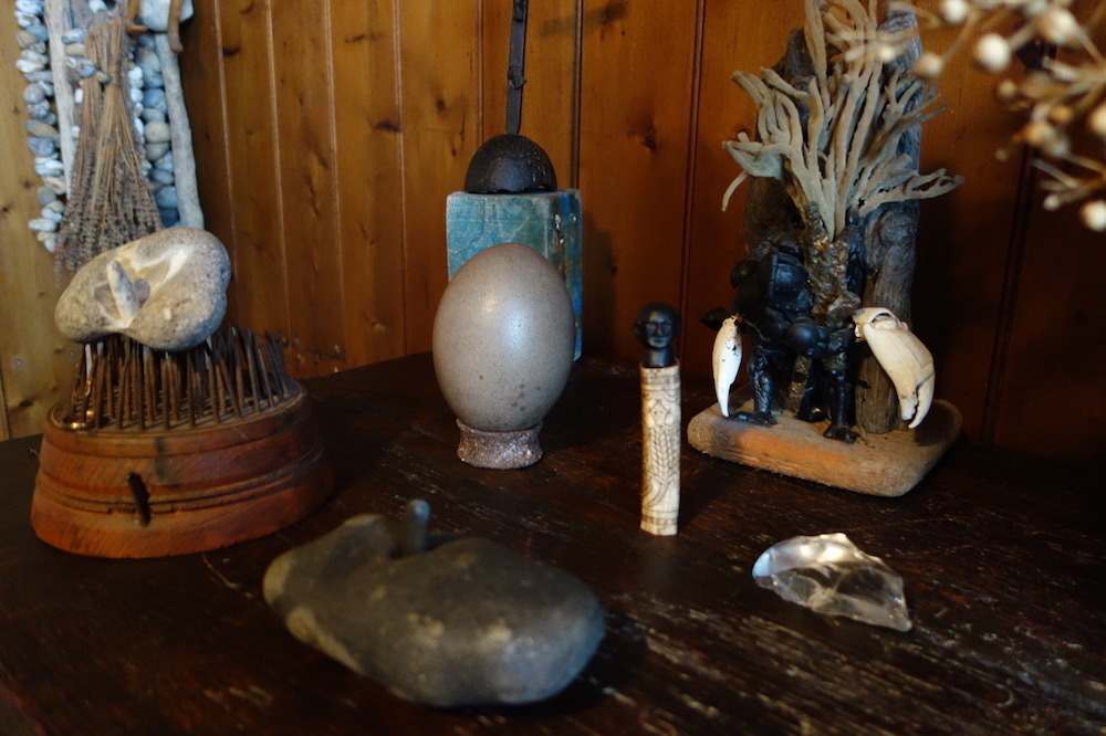 愿景小屋中的一个桌面.