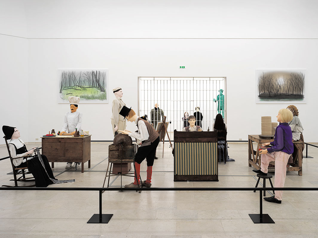 乔斯·德·格鲁伊特和哈拉·尔德，“狗世界”，2019，比利时馆，威尼斯；第58届威尼斯双年展，摄影：Nick Ash.