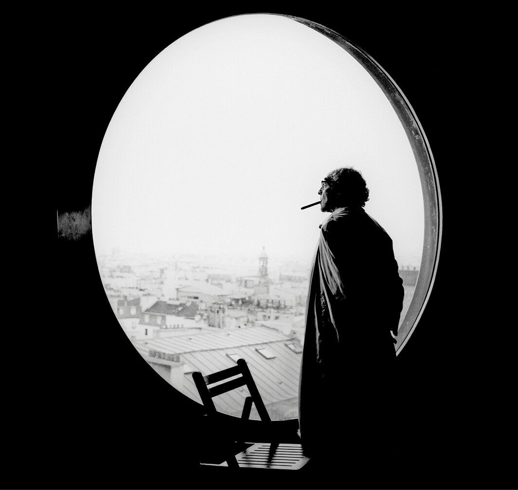 让-吕克·戈达尔，巴黎，1998年10月15日. 图片：Richard Dumas/Agence VU/Redux.