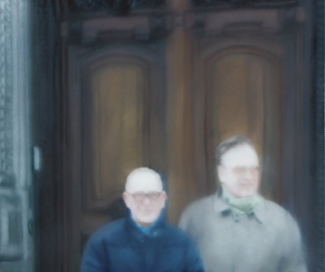 格哈德·里希特，《宫廷礼拜堂，德累斯顿》，2000，布面油画，31 1⁄2 × 36 5⁄8". © Gerhard Richter (0012).