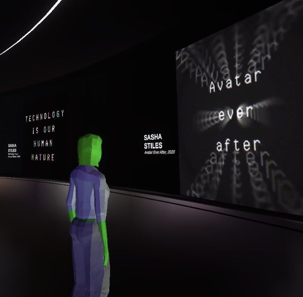 “高分辨率”（“Hi-Resolution”）展览界面，2020，由One Times Square主办，Jess Conatser/Studio As We Are委托制作的艺术展览和游戏化平台. 