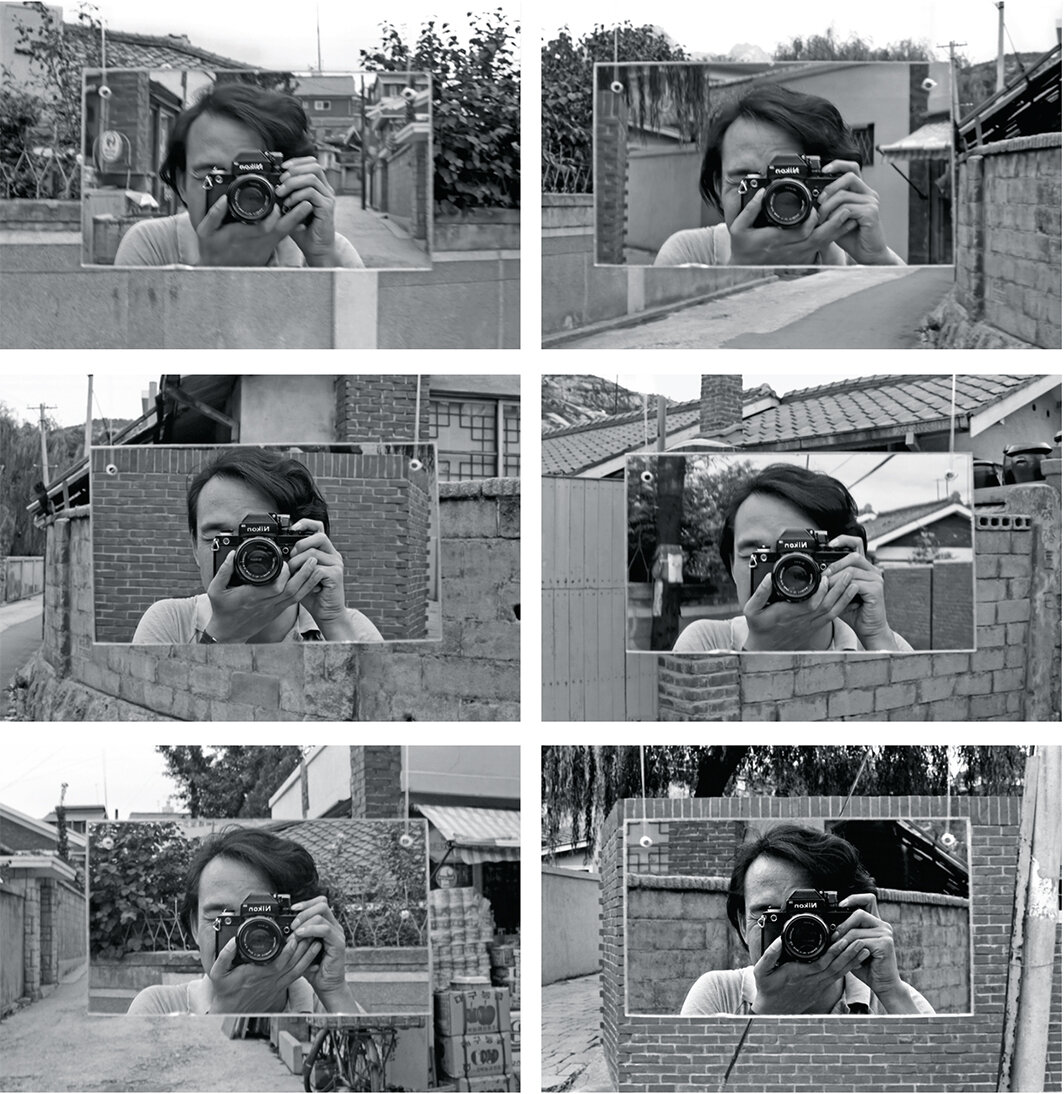 成能庆，《这里》（局部），1975，18张明胶银盐照片，每张尺寸 3 1⁄4 × 4 1⁄2".
