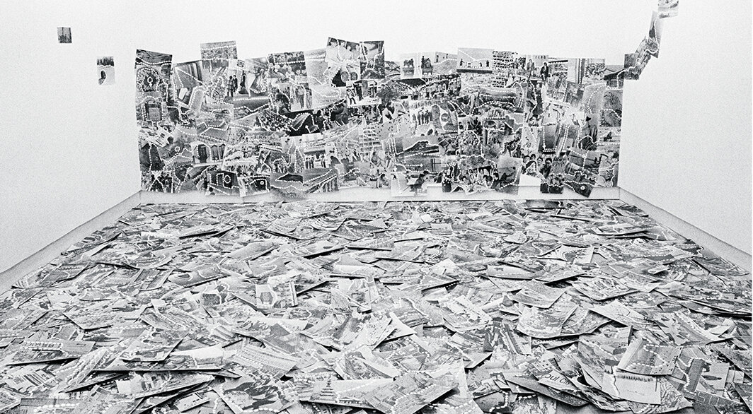 成能庆，《现场22》，1985，明胶银盐照片. 展览现场，首尔Kwanhoon画廊. 来自“现场”系列，1979年至今.