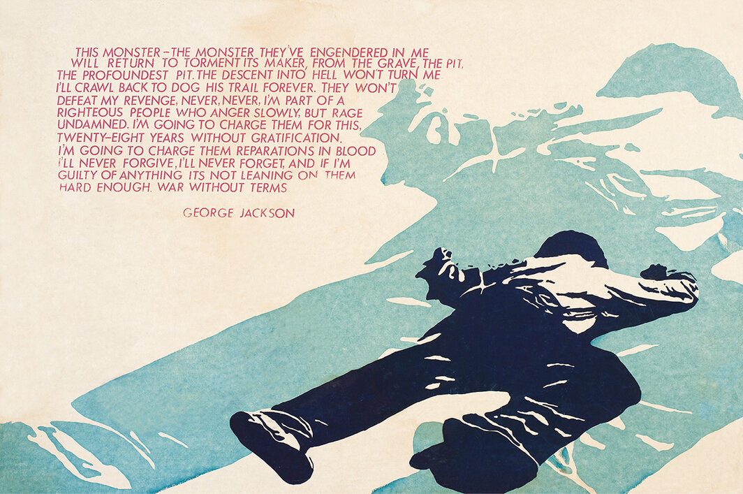 道格·劳勒/东湾媒体小组（Doug Lawler/East Bay Media Collective），《这个怪物》（This Monster），1971，纸上丝网印刷，20 × 30".