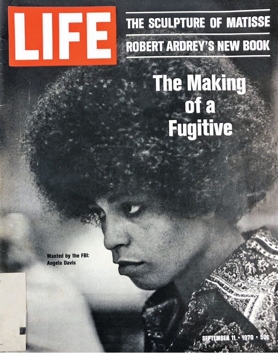 《生活》杂志封面，1970年9月11日. 安吉拉·戴维斯. 