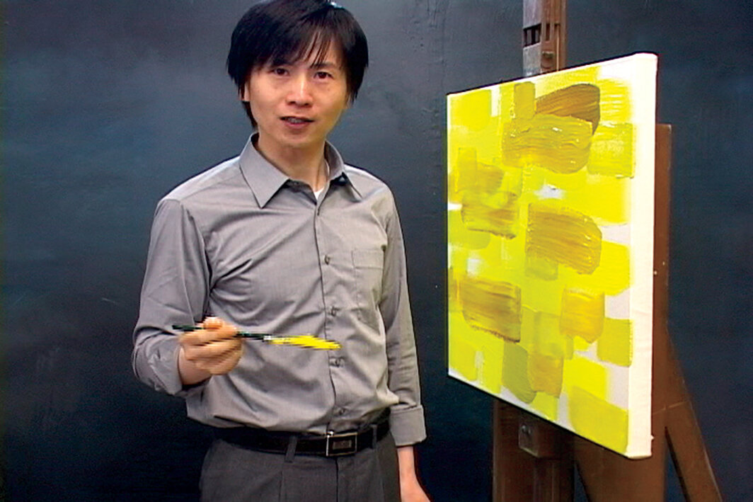 金范，《绘制“黄色尖叫”》，2012，影像，彩色有声，时长31分6秒.