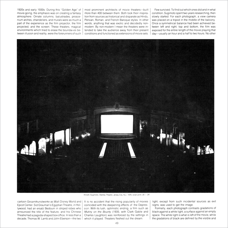 姚强，《杉本博司：没有时间这回事》，英文原文首次发表于《艺术论坛》1984年4月刊.